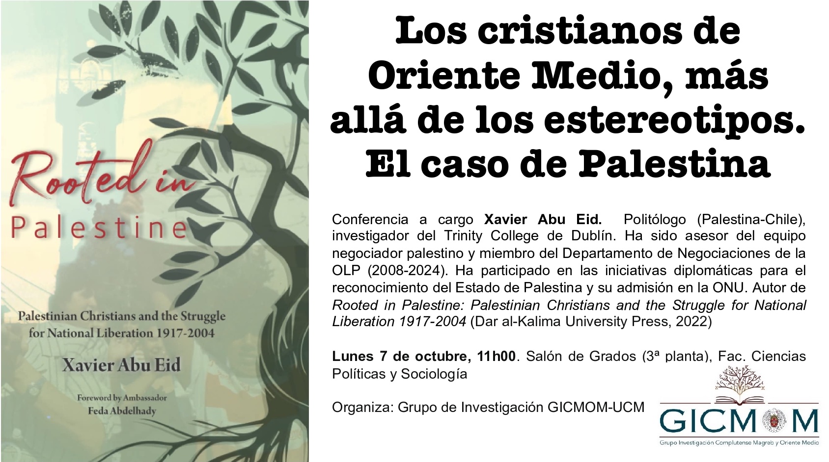 'Los cristianos de Oriente Medio, más allá de los estereotipos. El caso de Palestina'